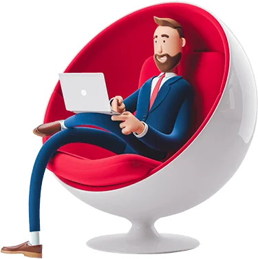 Men working on laptop